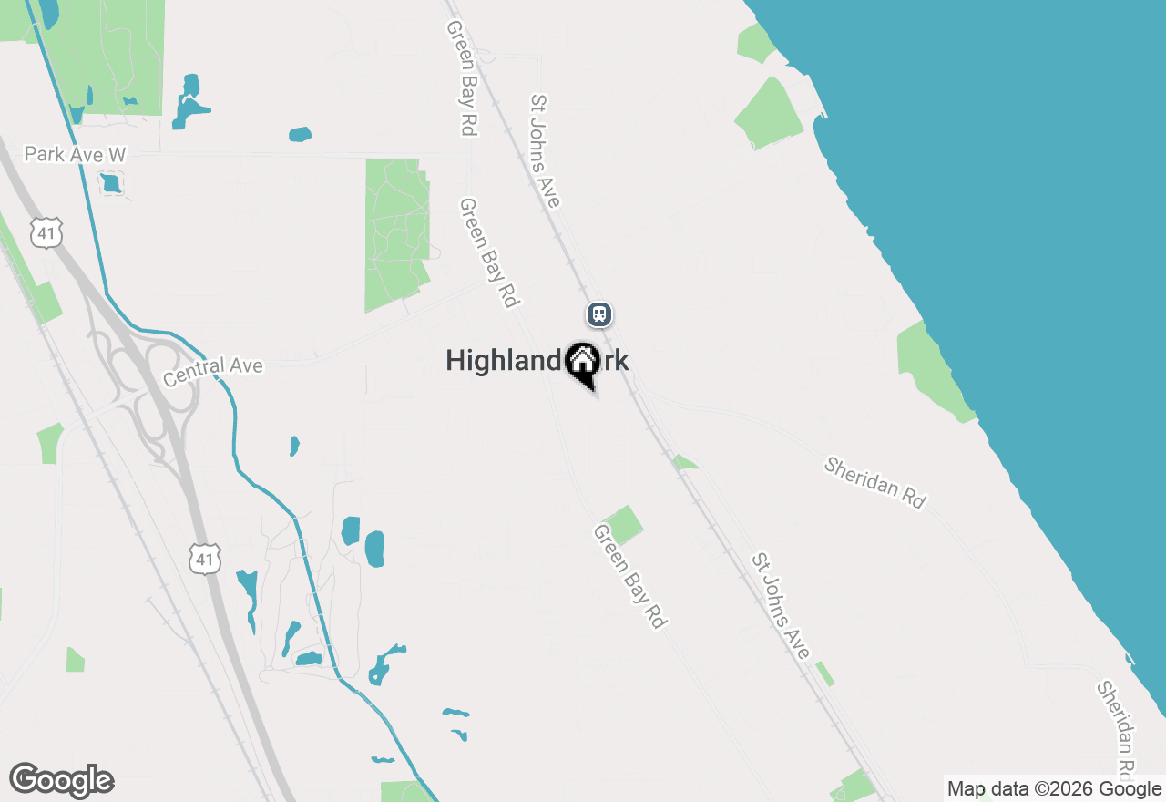 Map of 1530 Oakwood Avenue, Highland Park, IL 60035