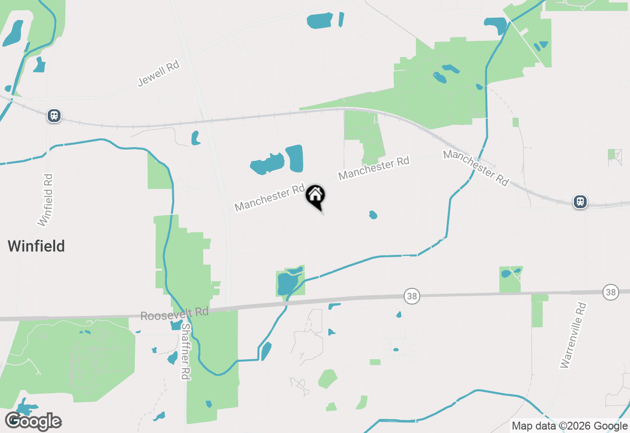 Map of 118 S Beverly Street, Wheaton, IL 60187
