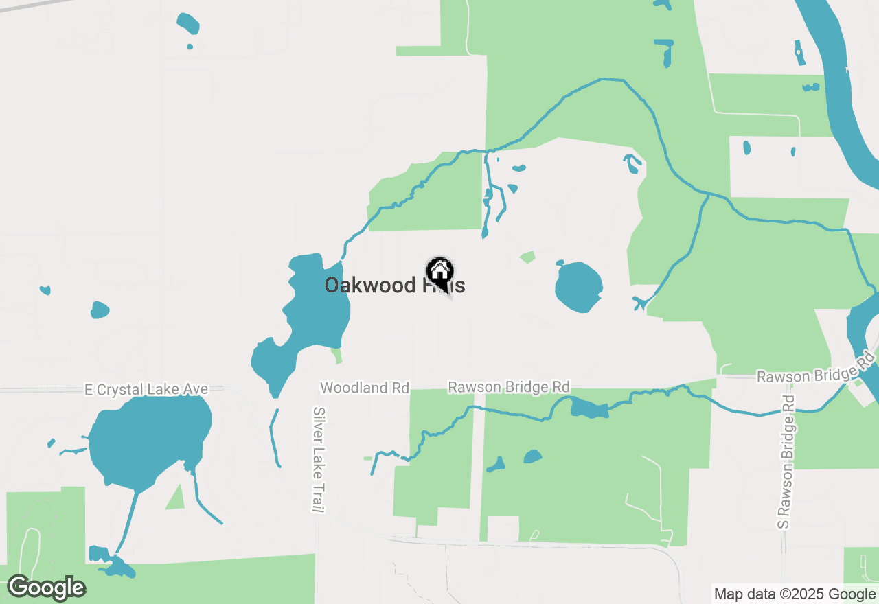 Map of 121 Woody Way, Oakwood Hills, IL 60013