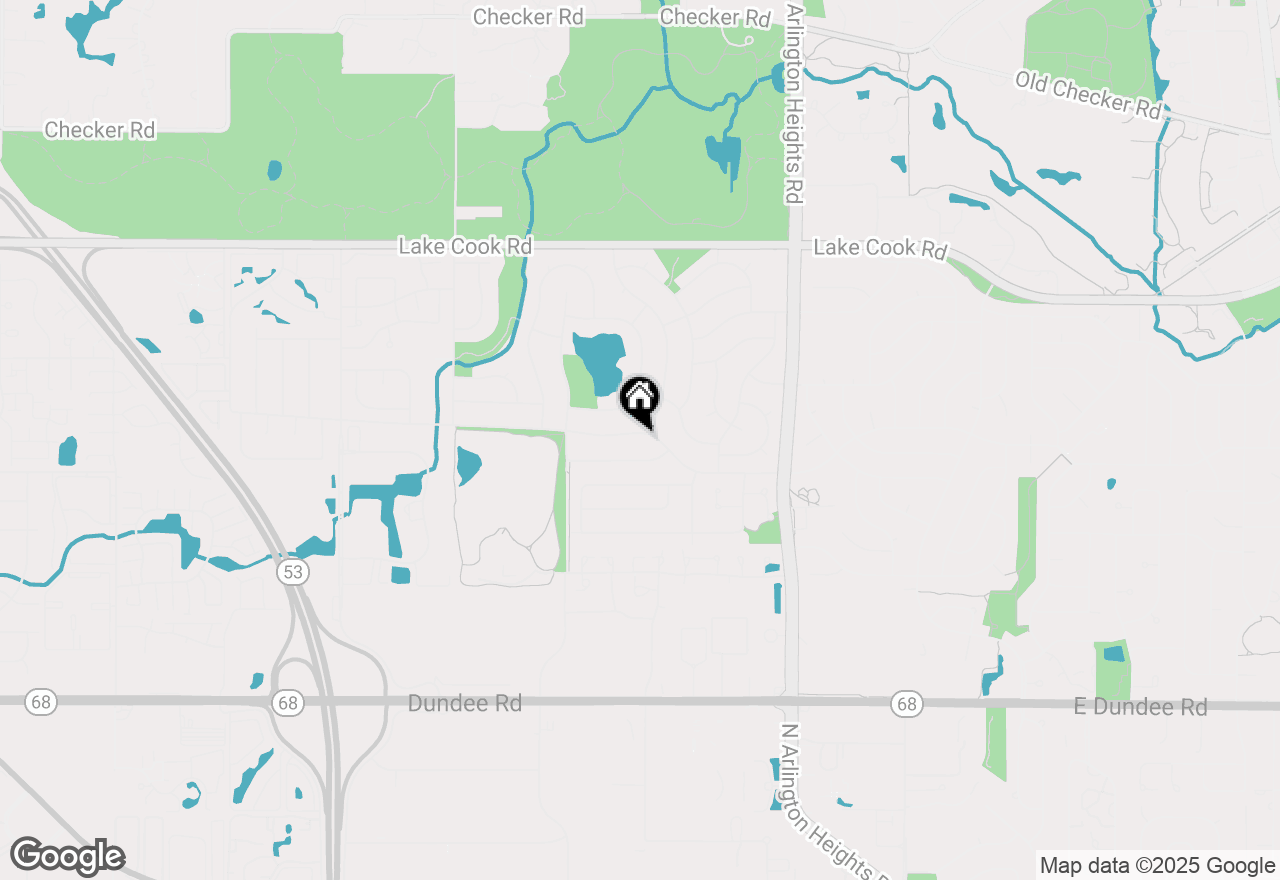 Map of 707 W Nichols Road, Arlington Heights, IL 60004