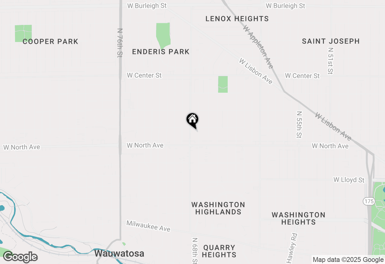 Map of 2360 N 68th St, Wauwatosa, WI 53213