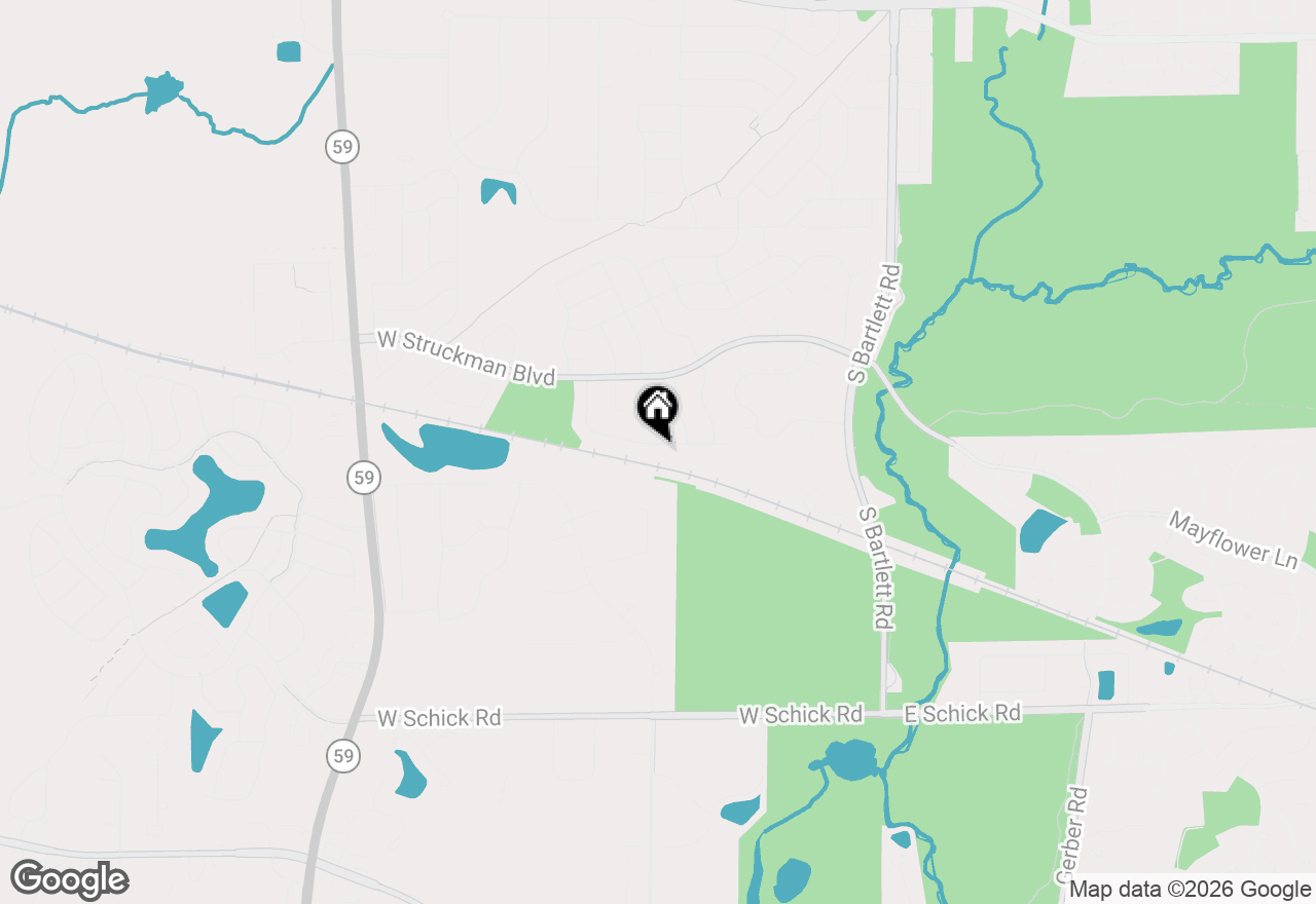 Map of 785 W Appletree Lane, Bartlett, IL 60103