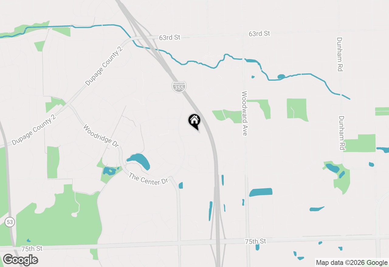Map of 6855 Dove Avenue, Woodridge, IL 60517