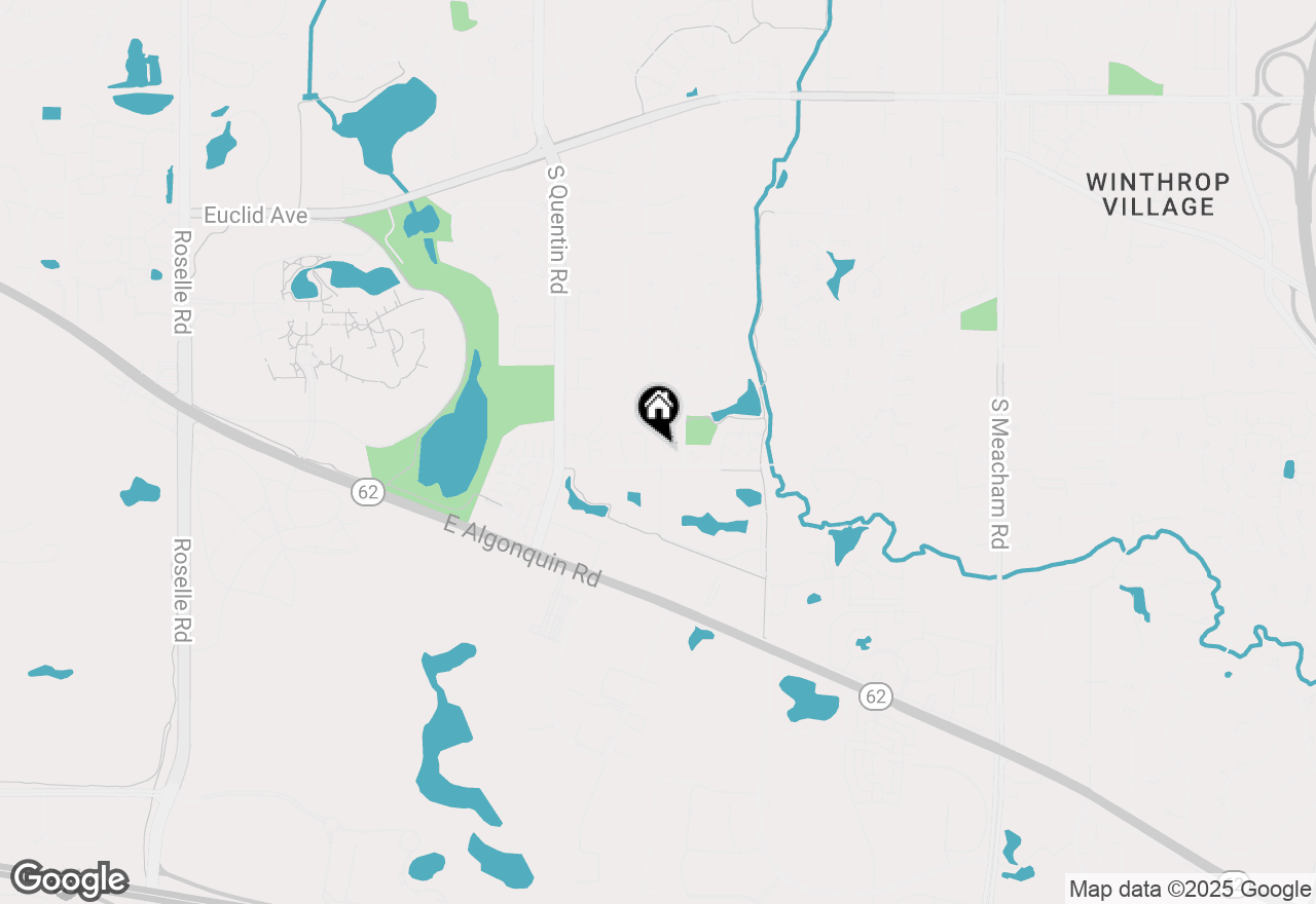 Map of 5580 Amanda Court, Rolling Meadows, IL 60008