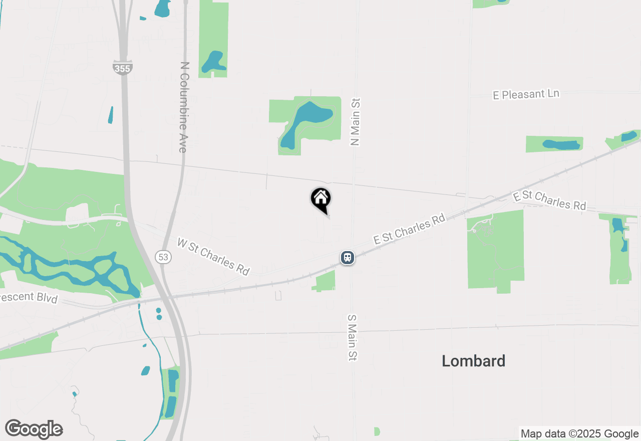 Map of 49 Orchard Terrace #1, Lombard, IL 60148