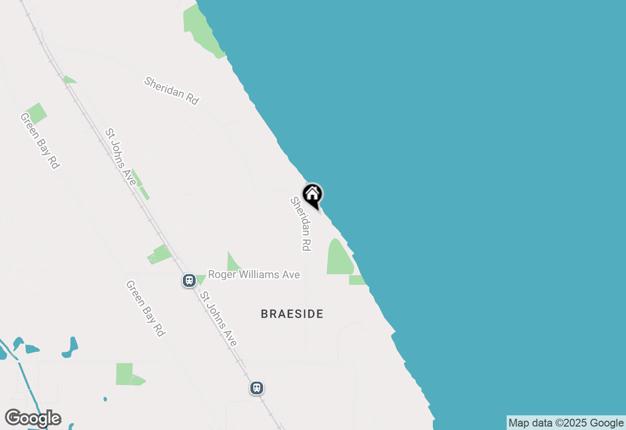 Map of 919 Sheridan Road, Highland Park, IL 60035