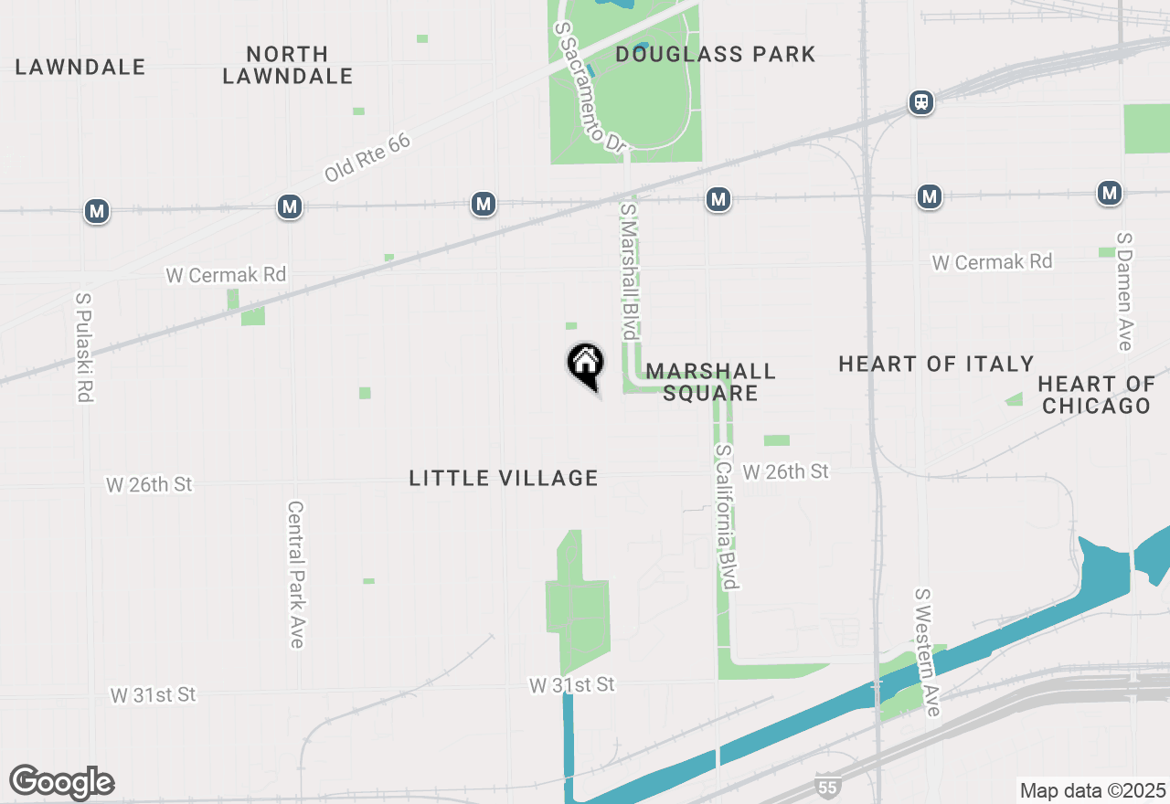 Map of 2435 S Whipple Street, Chicago, IL 60623