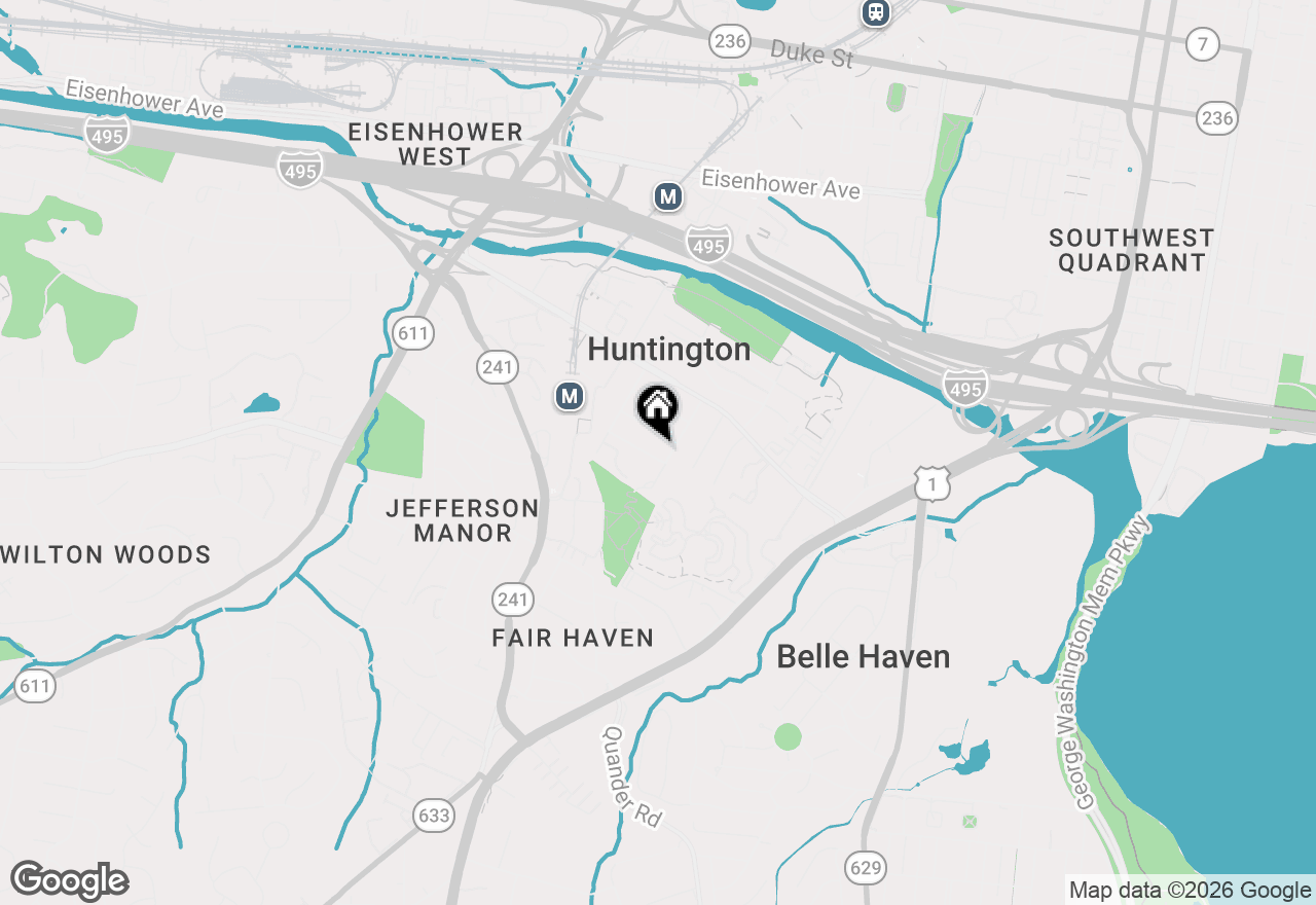 Map of 2306 Riverview Terrace, Alexandria, VA 22303