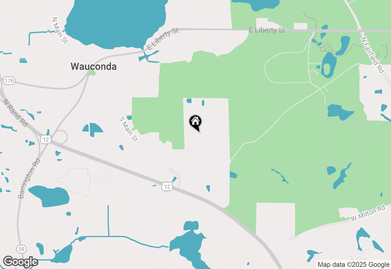 Map of 25235 W Hermosa Avenue, Wauconda, IL 60084