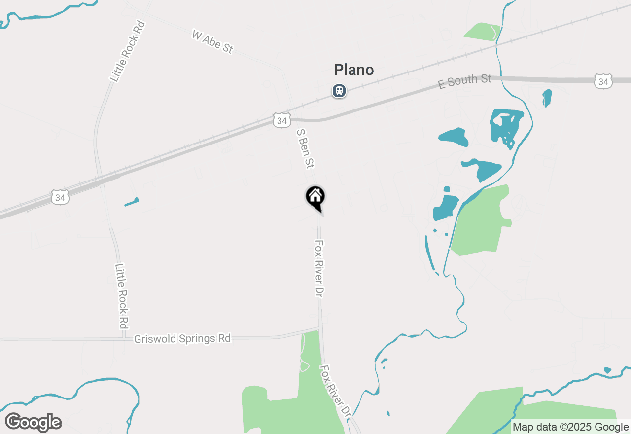 Map of 802 S Ben Street, Plano, IL 60545