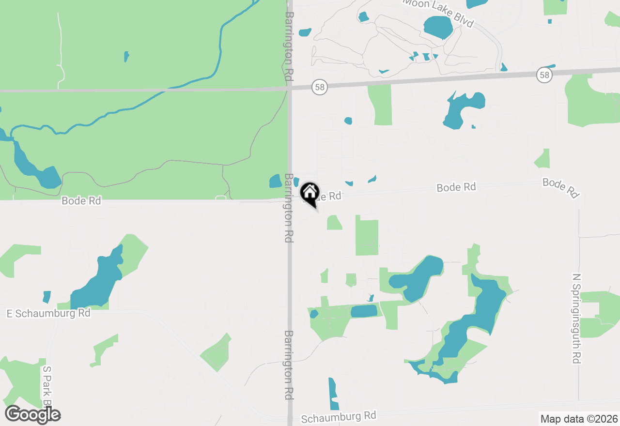 Map of 323 Green Knoll Lane #323, Streamwood, IL 60107