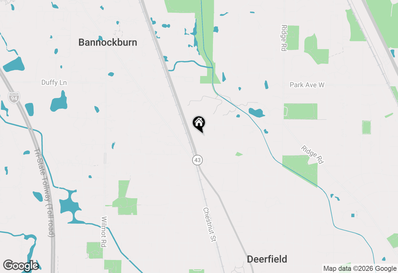 Map of 1695 Overland Trail, Deerfield, IL 60015