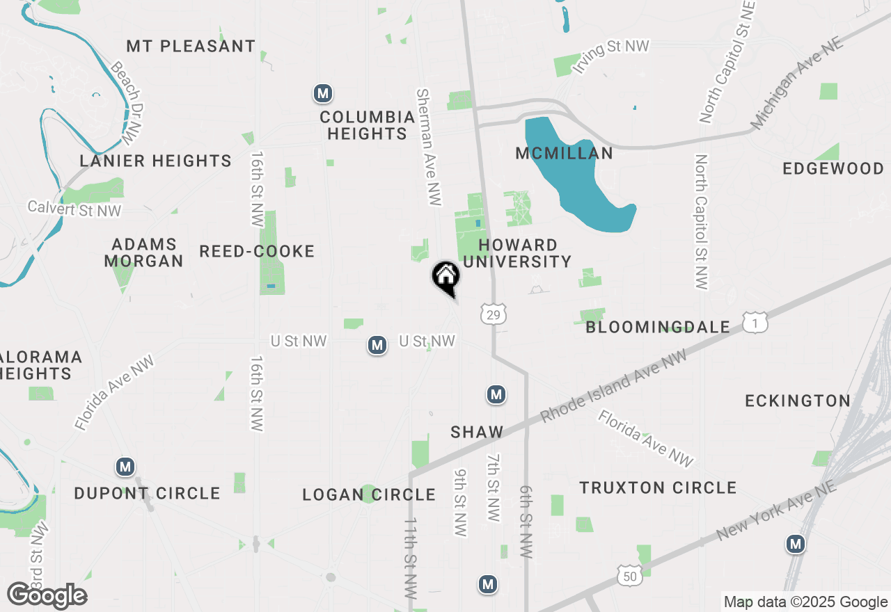 Map of 2120 Vermont Avenue Nw #422, Washington, DC 20001