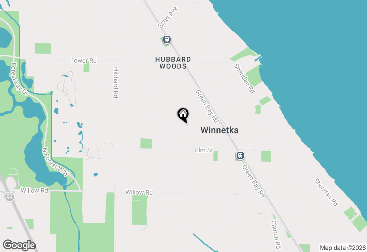 Map of 995 Pine Street, Winnetka, IL 60093