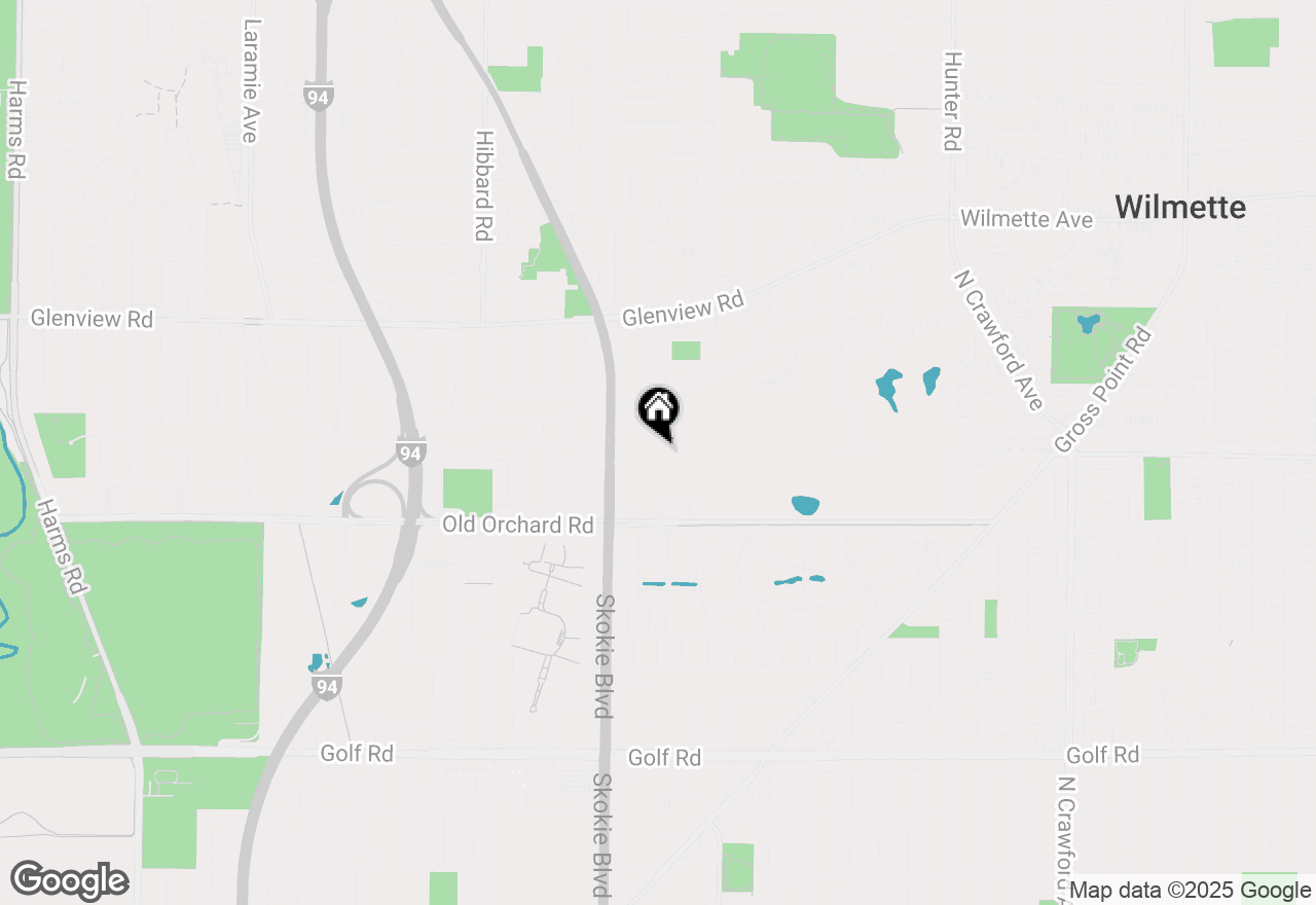 Map of 10117 Old Orchard Court #104, Skokie, IL 60076