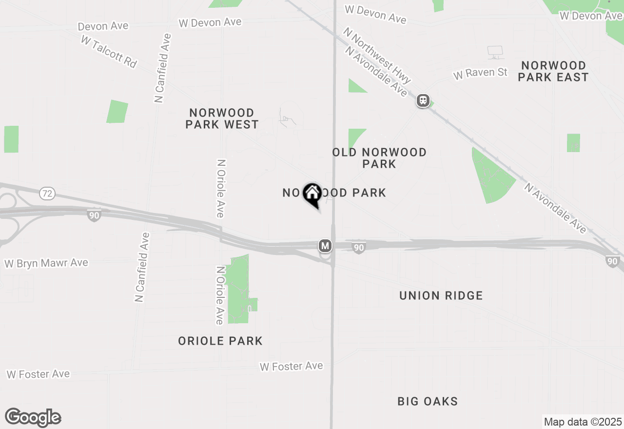 Map of 7244 W Seminole Street, Chicago, IL 60631