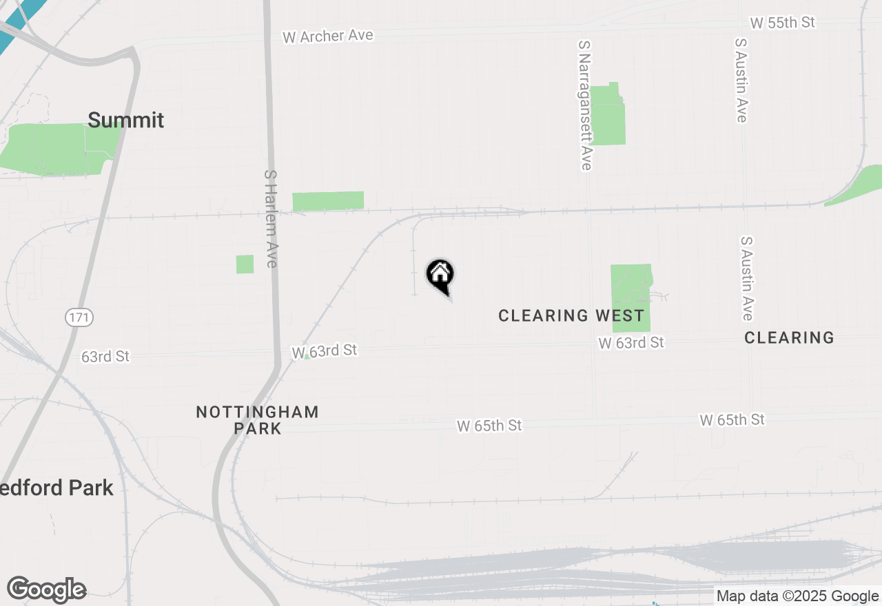 Map of 6155 S Oak Park Avenue, Chicago, IL 60638