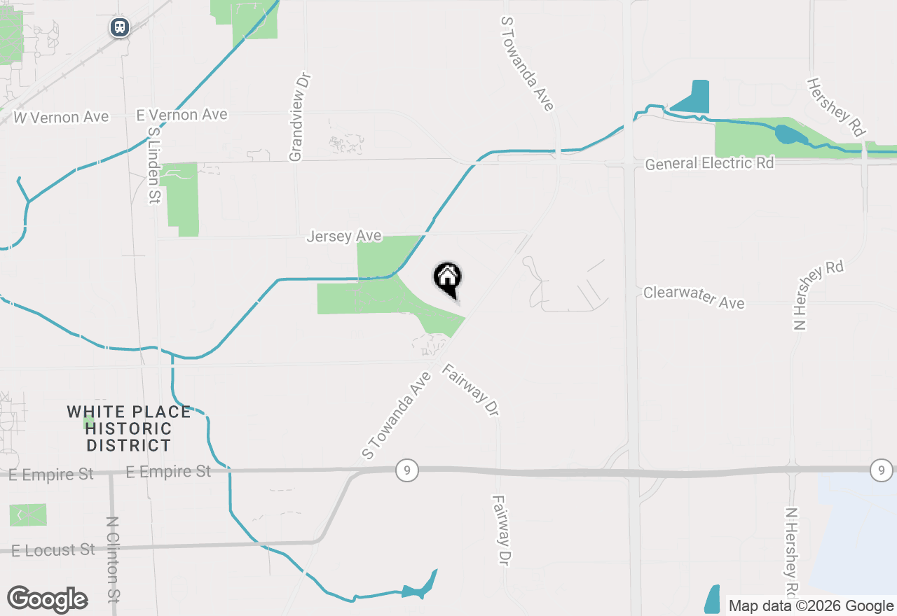 Map of 219 Parkview Drive, Bloomington, IL 61701