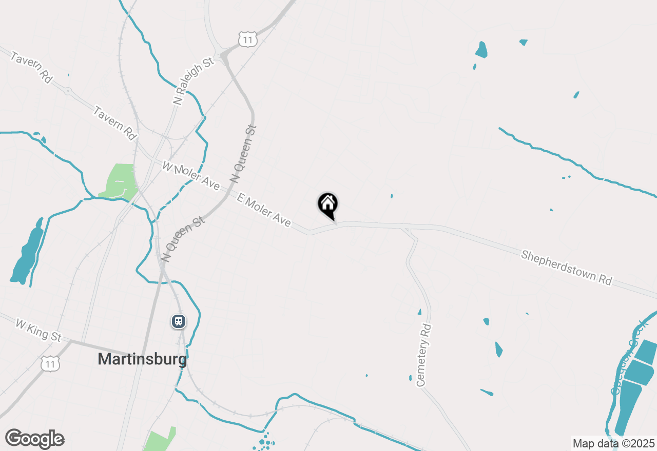 Map of 801 E Moler Avenue, Martinsburg, WV 25404