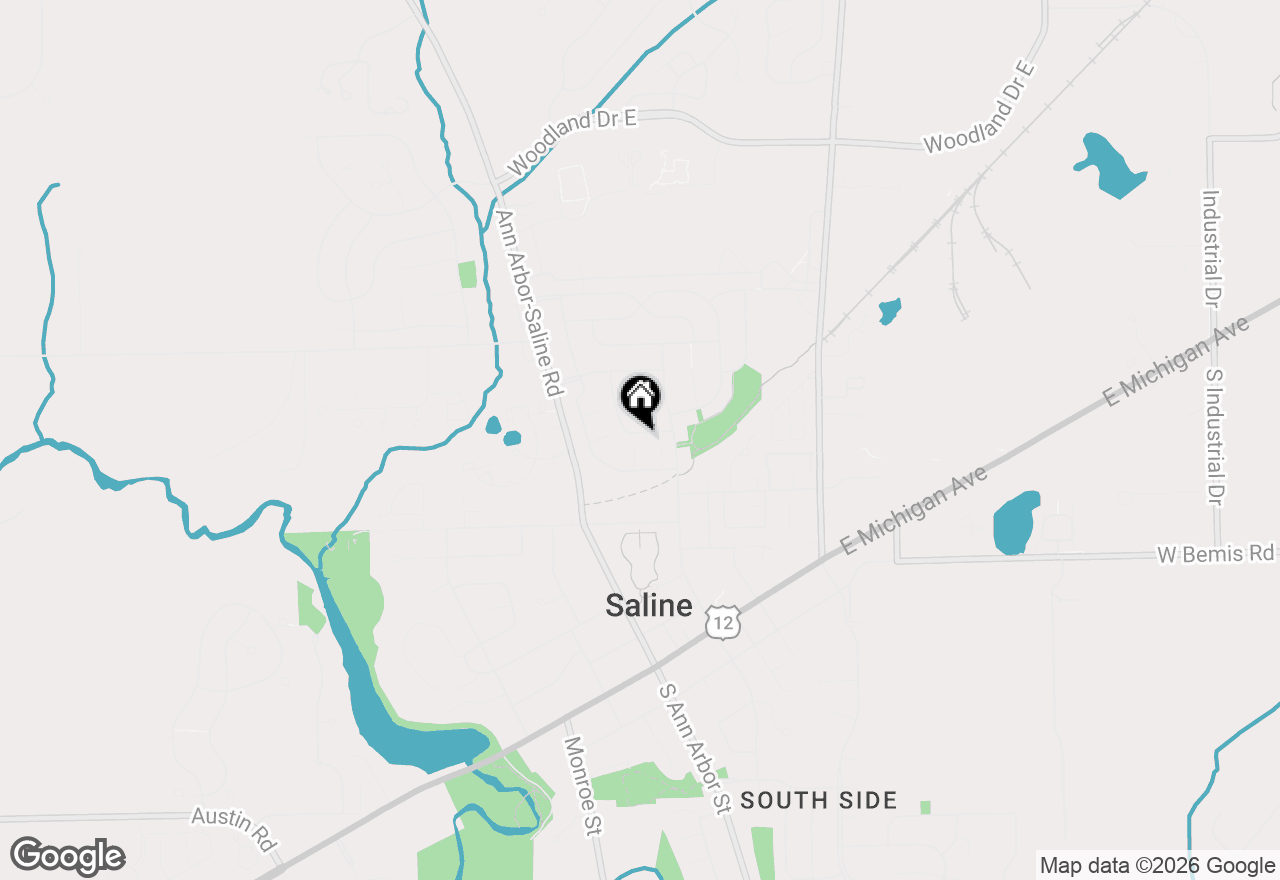 Map of 141 Sheffield Drive, Saline, MI 48176