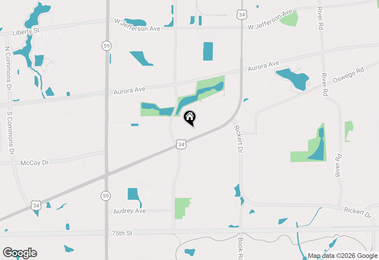 Map of 724 Wildflower Circle, Naperville, IL 60540