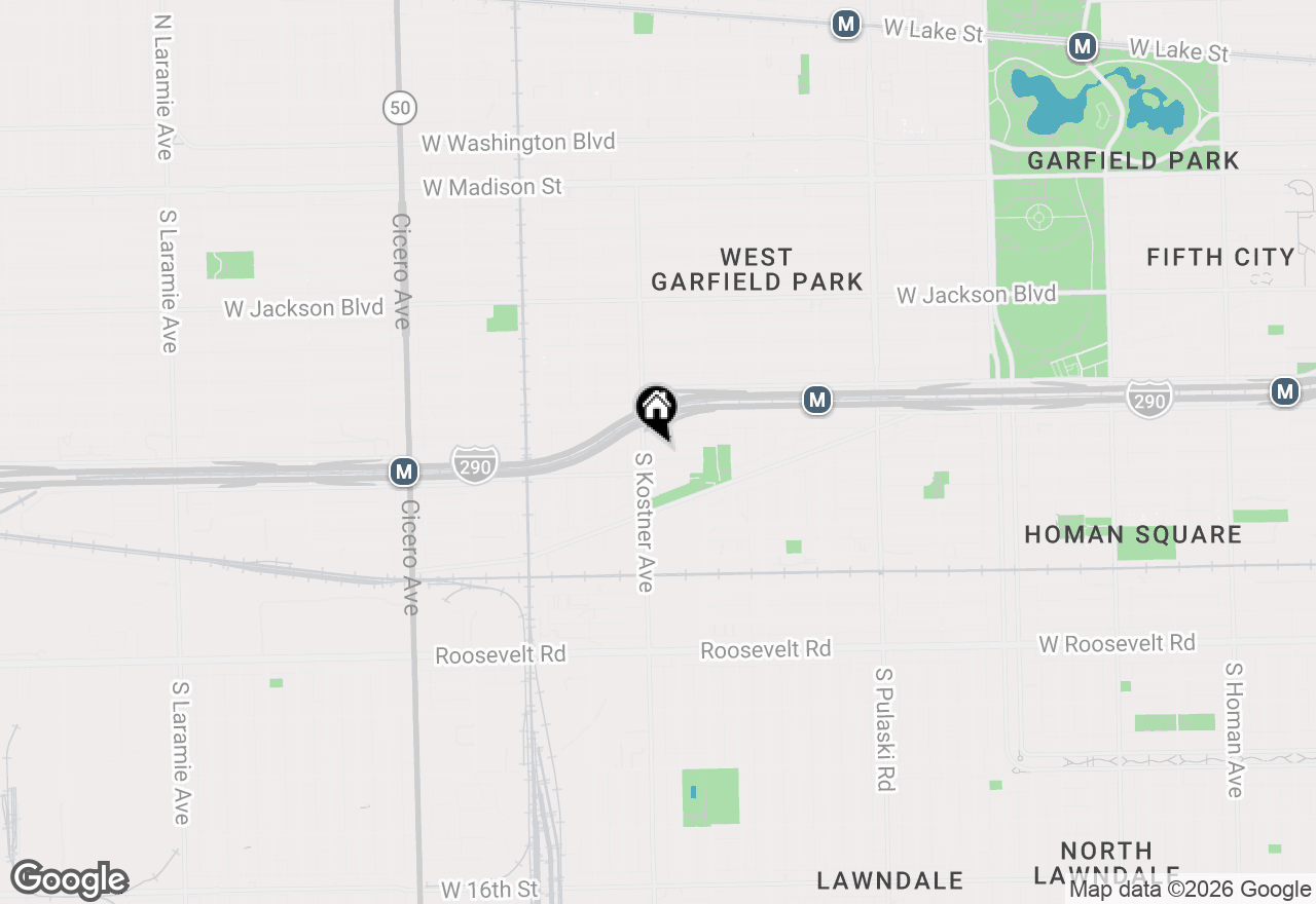Map of (Address confidential), Chicago, Illinois 60624