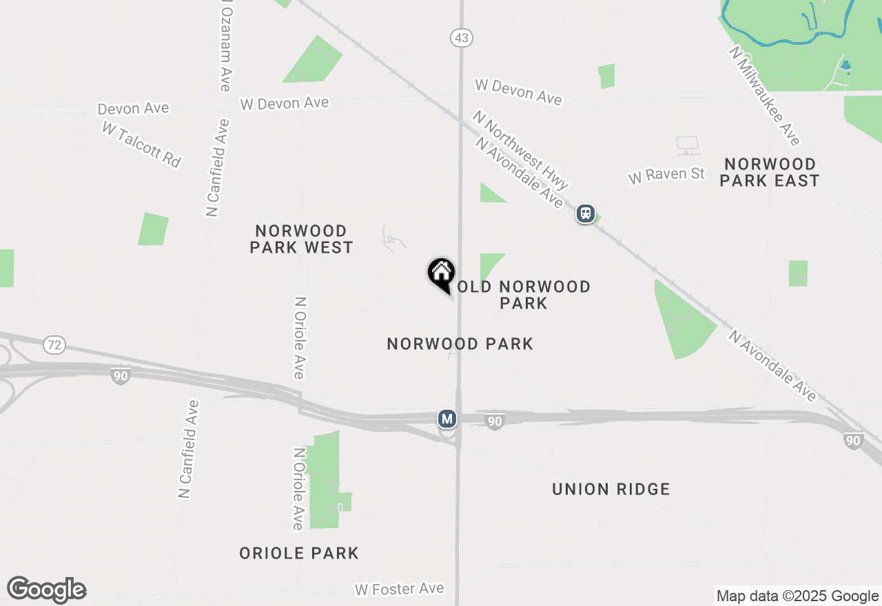 Map of 5843 N Oconto Avenue, Chicago, IL 60631