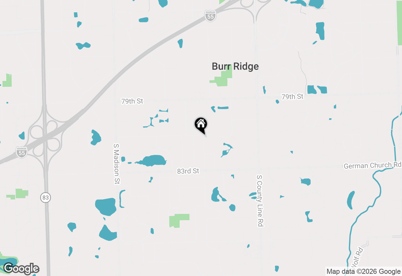 Map of 8100 S Park Avenue, Burr Ridge, IL 60527