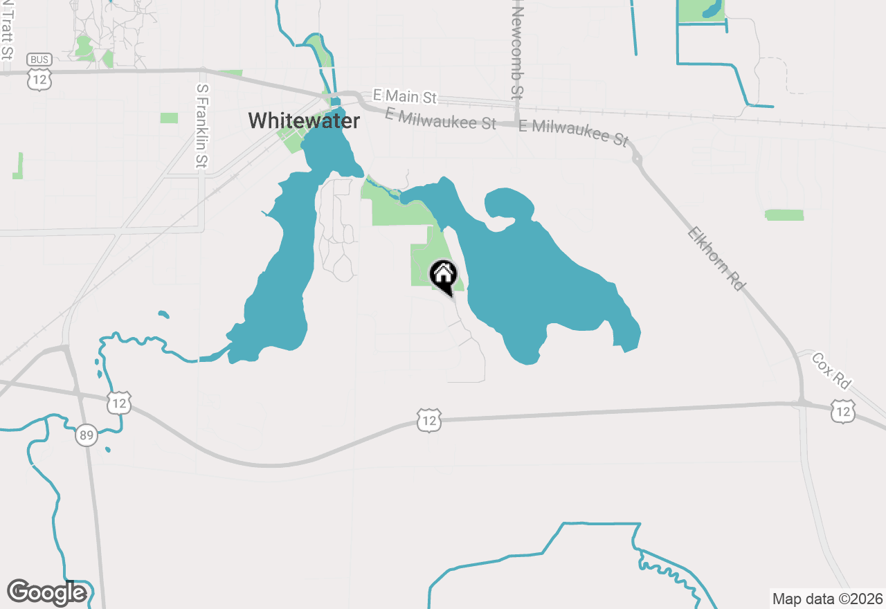 Map of 660 Waters Edge Dr #6, Whitewater, WI 53190