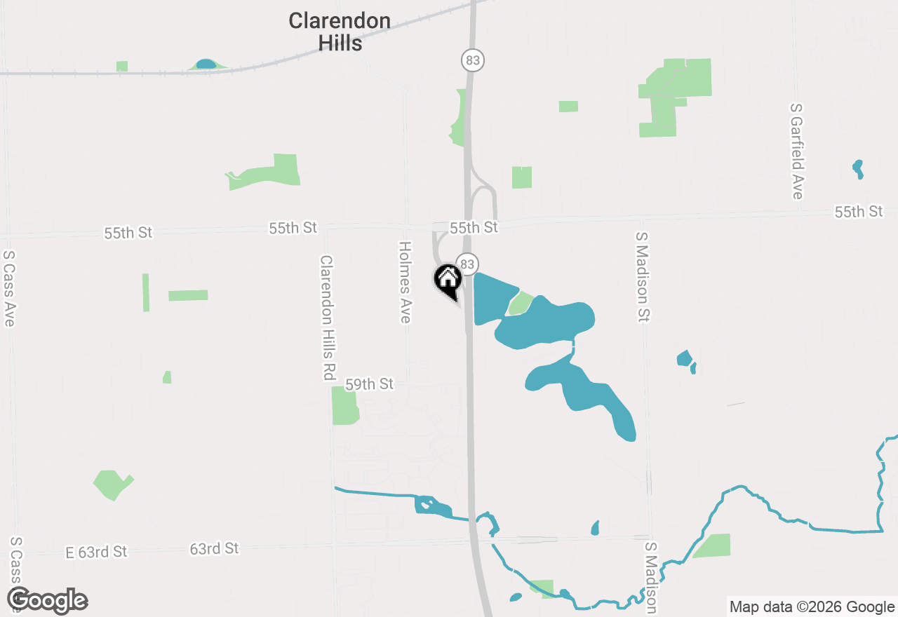 Map of 551 Carlysle Drive #2, Clarendon Hills, IL 60514