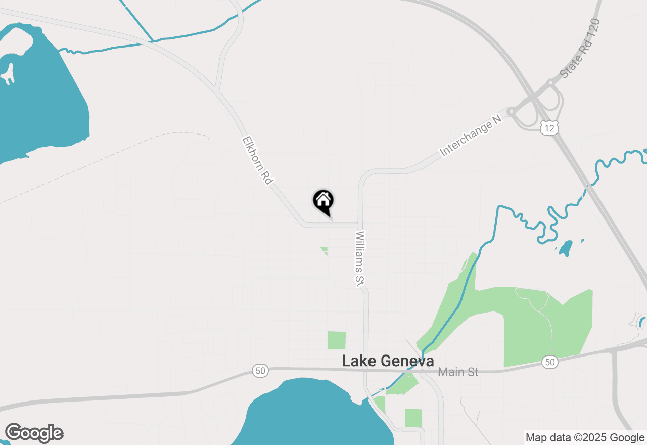 Map of 1004 Madison St, Lake Geneva, WI 53147