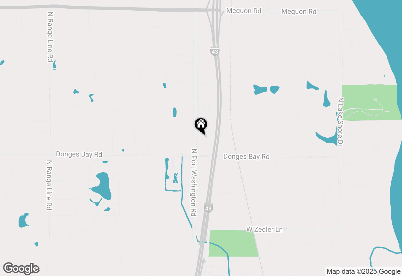 Map of 10500 N Port Washington Rd, Mequon, WI 53092