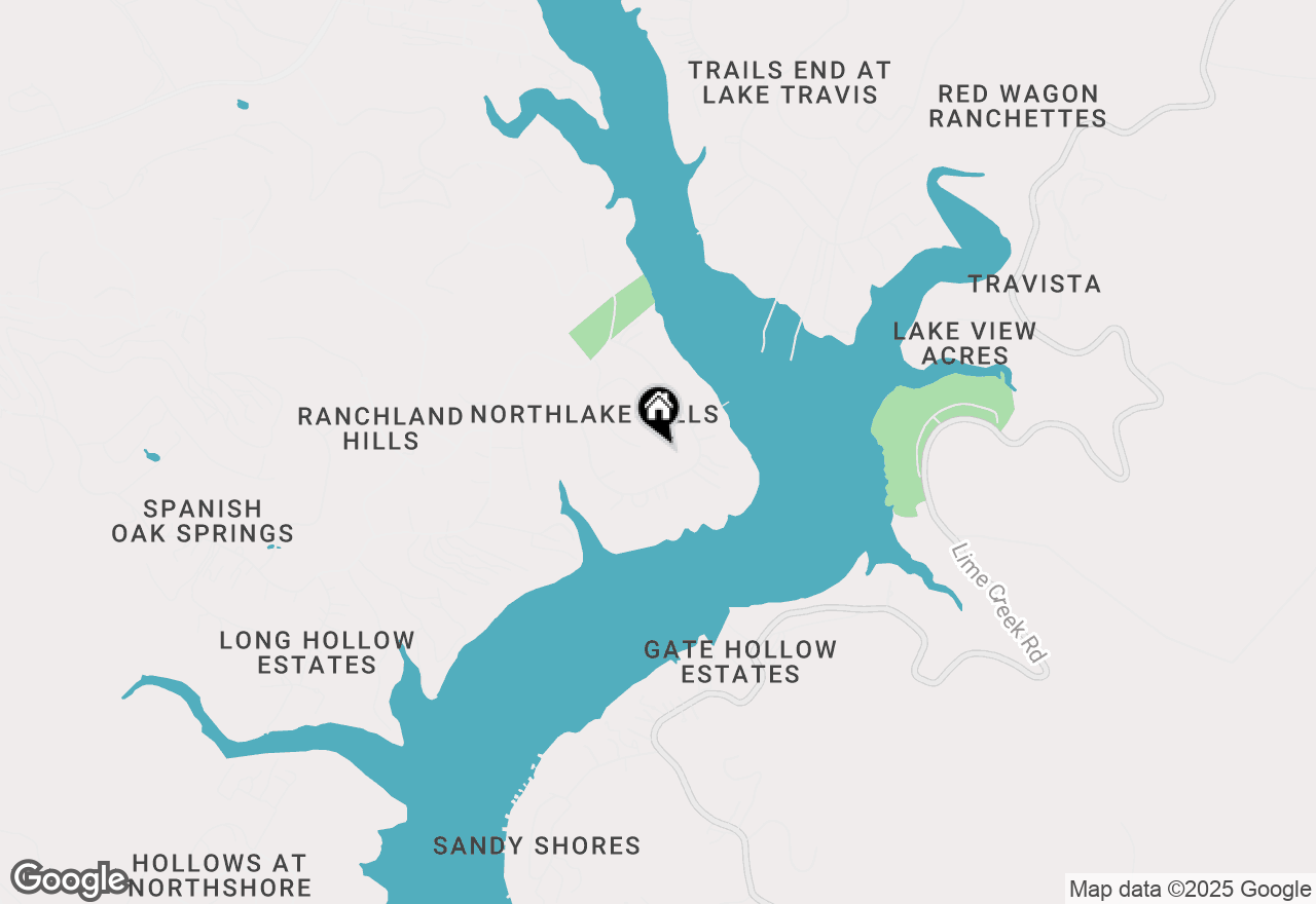 Map of 16912 Northlake Hills Dr, Jonestown, TX 78645