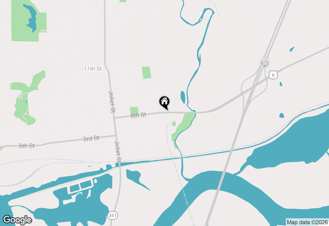 Map of 1402 5th Street #1402, Lasalle, IL 61301