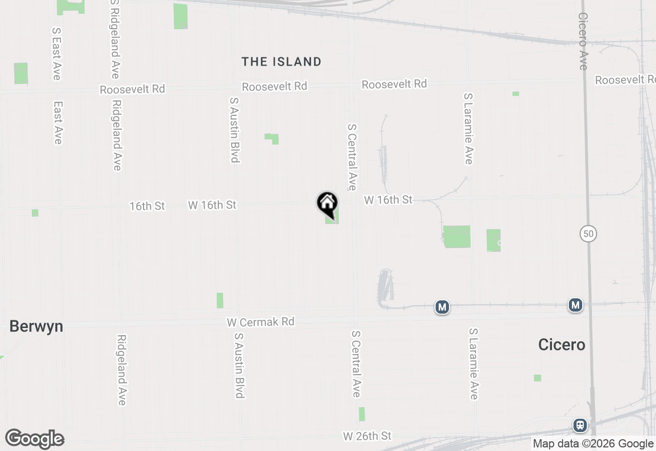 Map of 1641 S 57th Avenue, Cicero, IL 60804