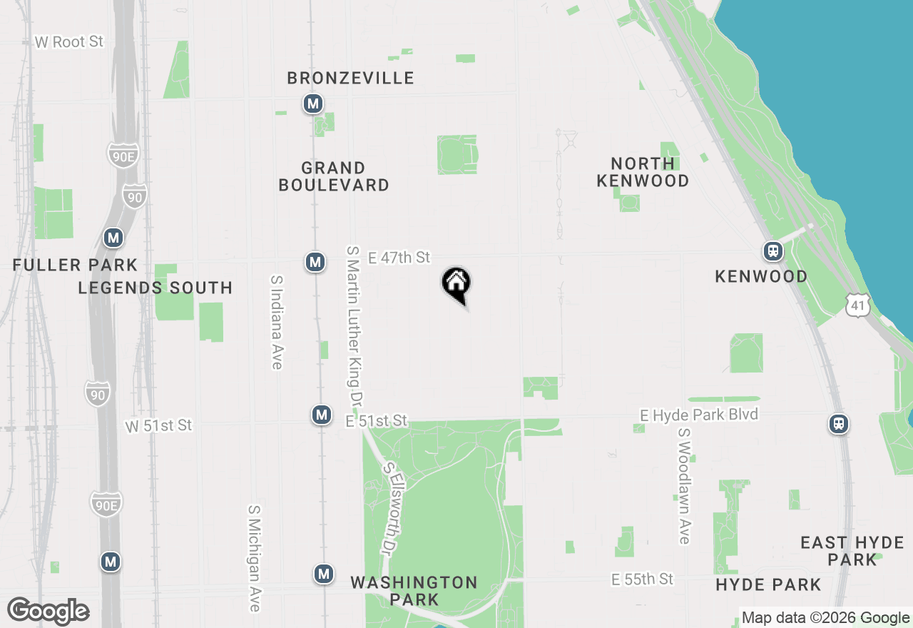 Map of 4824 S Champlain Avenue #4, Chicago, IL 60615