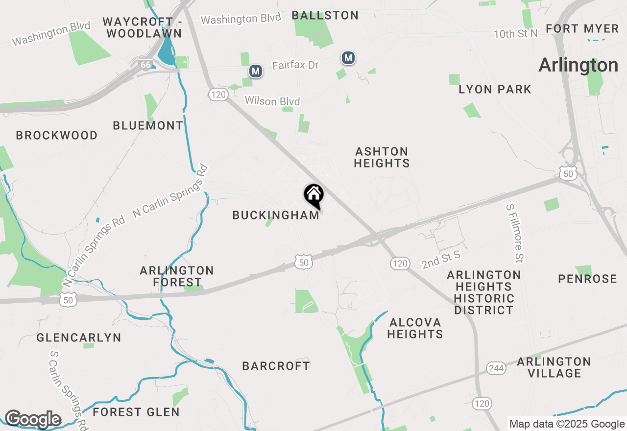 Map of 248 N Thomas Street ##3, Arlington, VA 22203