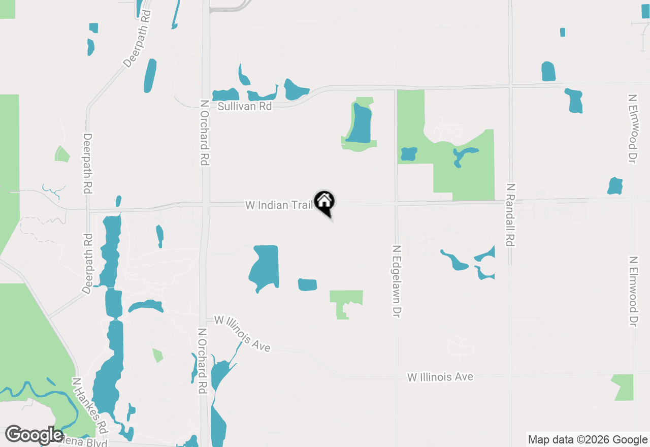 Map of 1130 Laurel Drive, Aurora, IL 60506