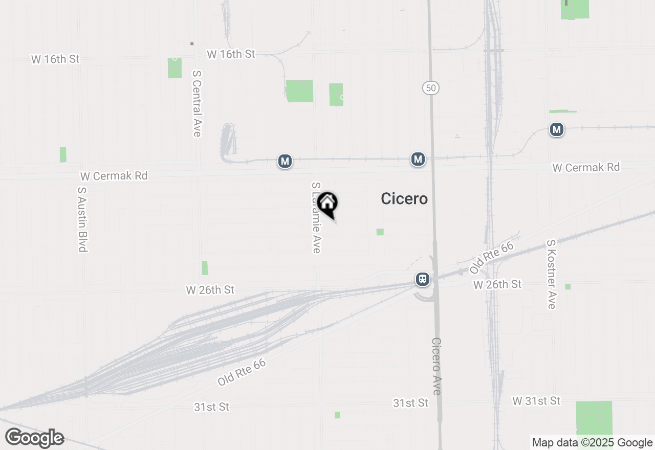 Map of 5132 W 24th Street, Cicero, IL 60804