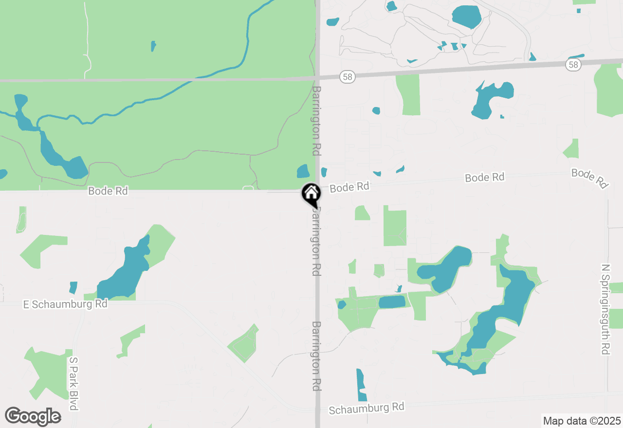 Map of 196 Green Court, Streamwood, IL 60107
