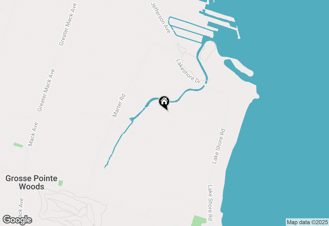 Map of 23282 N Rosedale Court, St Clair Shores, MI 48080