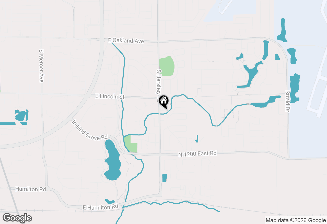 Map of 113 Manor Circle, Bloomington, IL 61704