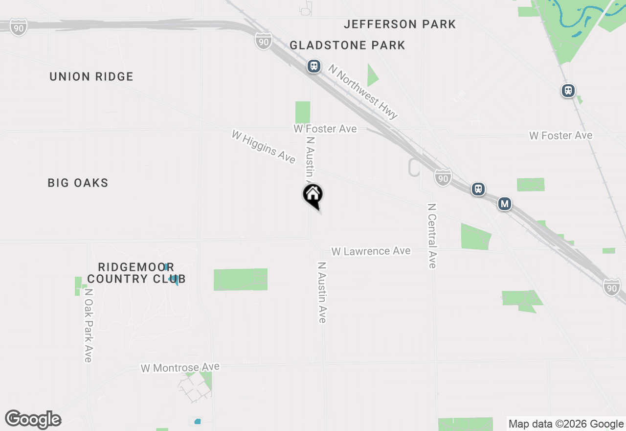 Map of 4885 N Austin Avenue, Chicago, IL 60630