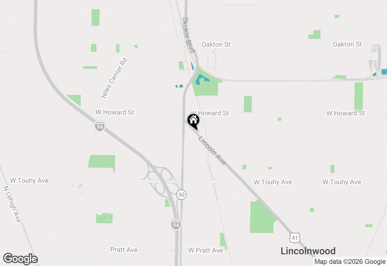 Map of 7450 N Lincoln Avenue #204, Skokie, IL 60076