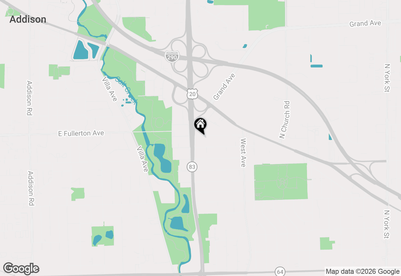 Map of 646 W Babcock Avenue, Elmhurst, IL 60126