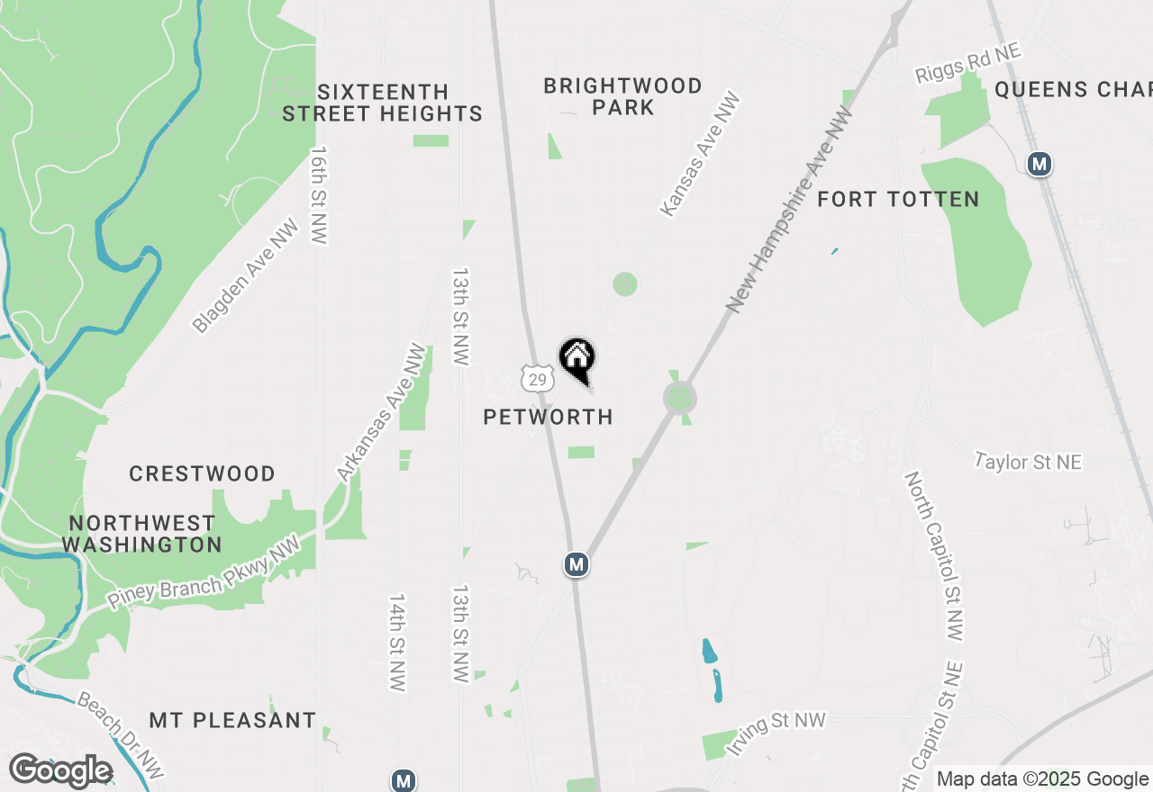 Map of 817 Varnum Street Nw #3, Washington, DC 20011