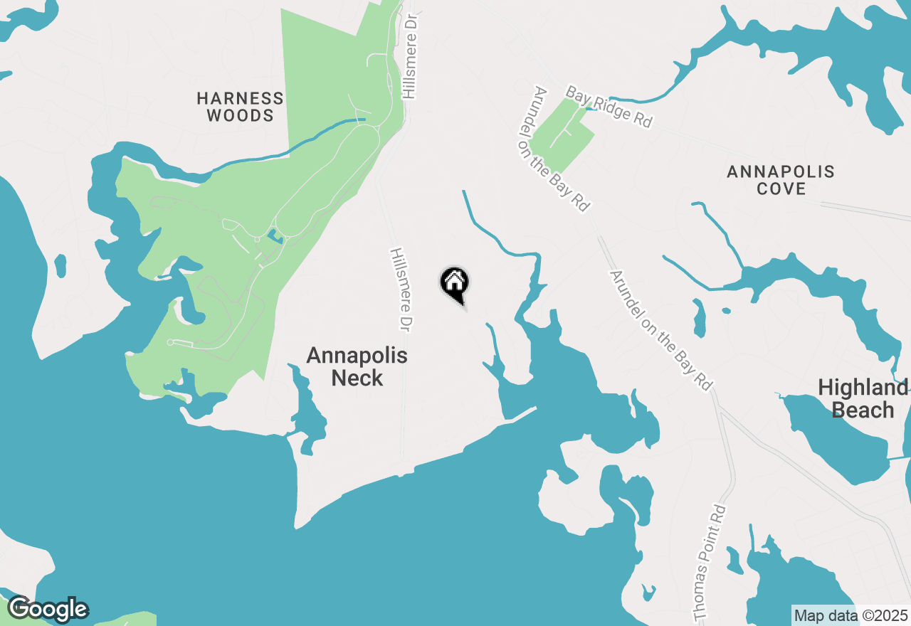 Map of 121 Lee Drive, Annapolis, MD 21403