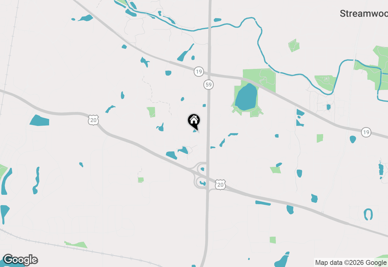 Map of 142 Southwicke Drive #A, Streamwood, IL 60107