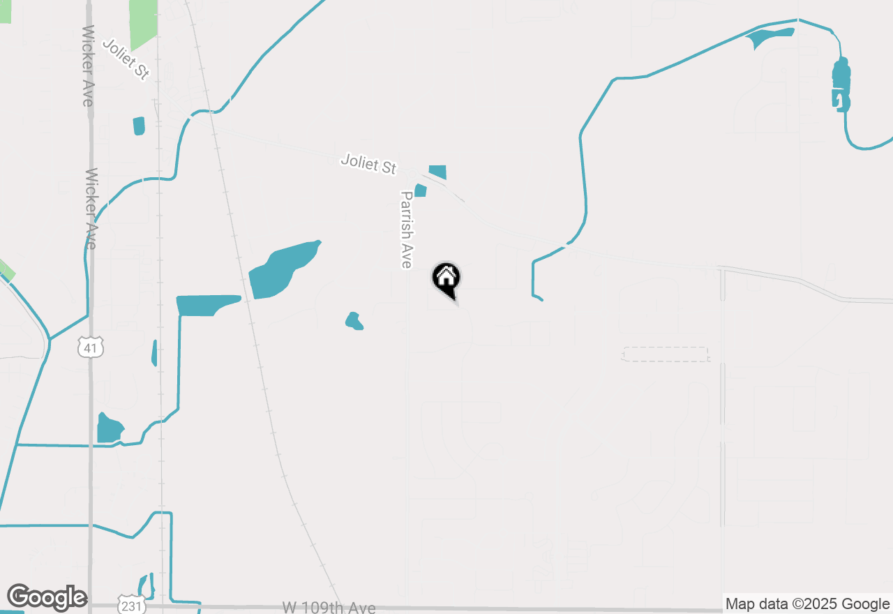 Map of 9420 101st Place, St. John, IN 46373