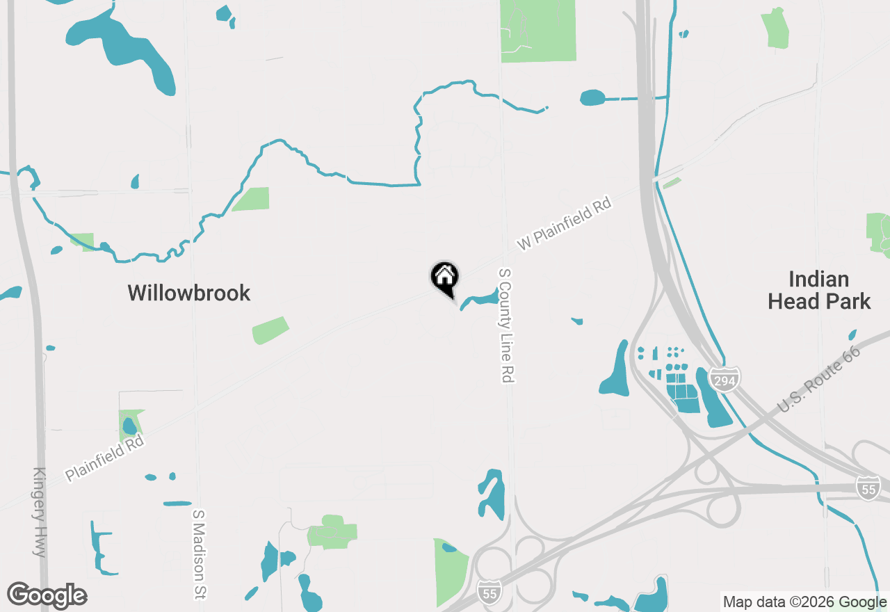 Map of (Address confidential), Burr Ridge, Illinois 60527